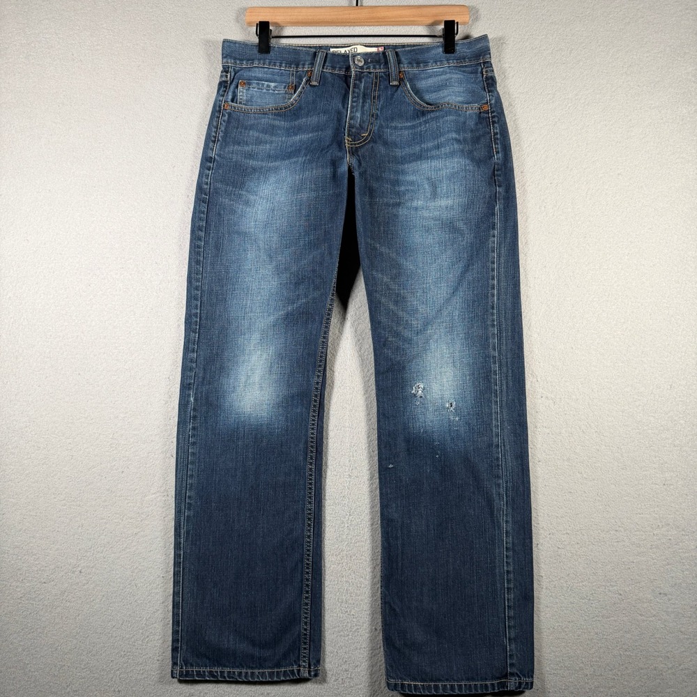 Levis 559 Relaxed Straight Mens Blue Jeans 31x30 (Measures 32x29) Medium Wash